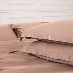 Наволочка MirSon Tencel №03 Creamy 50х70 см кремова (2200009369148) - мініатюра 4