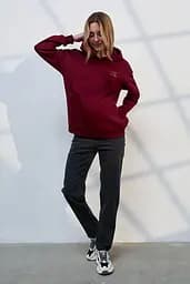 Джинси для вагітних Mom Fit для майбутніх мам з регульованим поясом L (48) Leyton Юла Мама сіро-чорний - мініатюра 2