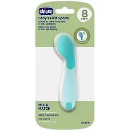 Ложка Chicco First Spoon 8м+ Блакитна (16100.25)