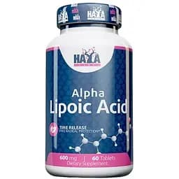 Альфа-ліпоєва Haya Labs Alpha Lipoic Acid Time Release 600 мг 60 таблеток (820747)