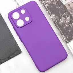 Чохол Lakshmi Silicone Cover Full Camera AA для Xiaomi Redmi Note 14S Фіолетовий/Purple - мініатюра 4