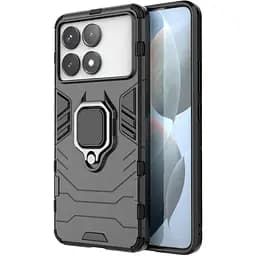 Чохол бампер Primolux Ring Armor для Xiaomi Redmi K70E / Poco X6 Pro Black