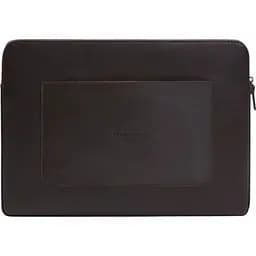 Чохол для ноутбука BlankNote Шкіряний на блискавці Темно-коричневий