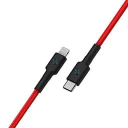Кабель ZMi Cable USB to Lighting 2.4A 0.3m AL872 Red - мініатюра 3