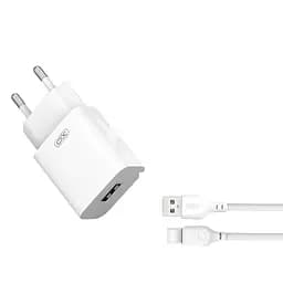 Адаптер сетевой XO Type-C USB Cable Home charger L99 | 1USB, 2.4A |