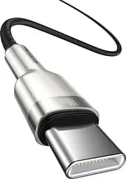 Кабель Baseus Cafule Series Metal Data Cable Type-C to Type-C 100W 2m CATJK-D01 Black - мініатюра 2