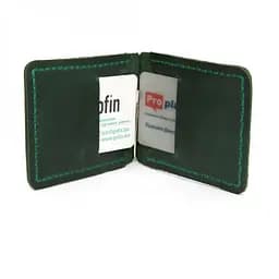 Шкіряний затиск для грошей Gofin 11.5х8.5 см acs0011970 - мініатюра 3