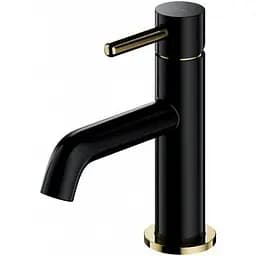 Змішувач для раковини Omnires Y black/gold (Y1210NBLGL)