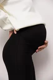 Теплі брюки кльош для вагітних Turin 4XL (54) Lullababe Чорний - мініатюра 3