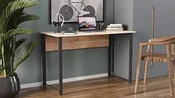 Комп'ютерний стіл Ferrum-decor Курт 75x100x60 чорний ДСП Дуб Сан-Марино 32мм (FRD-103912)