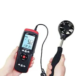 Анемометр професійний USB 0.3-45м/с 0-45°C Benetech 19.4x7.3x3.8 см hoz0010075 - мініатюра 4