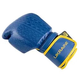 Рукавиці боксерські Power Play PP 3021 Ukraine, Blue/Yellow - 14 унцій - мініатюра 5