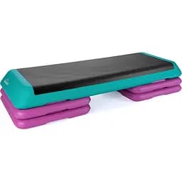 Степ-платформа Queenfit 3-х рівнева різнобарвна