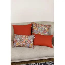 Подушка декоративна Прованс Mix Print, 45х45 см, різнокольорова (29866) - мініатюра 3