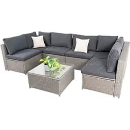 Набор садовой мебели Di Volio Torino Серый Графитовый