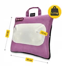 Подушка-масажер 4FIZJO Shiatsu Lite Violet (P-5905973404129) - мініатюра 7