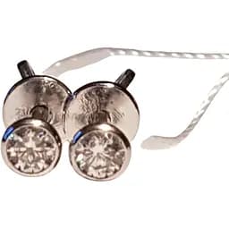 Золоті сережки-пуссети Імперія золота з фіанітами. СП283БИ