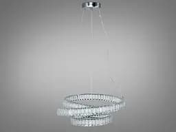 LED люстра Romin хром 92 Вт кришталь з пультом - мініатюра 2