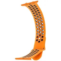 Ремінець Apple Watch Nike Sport 42/44/45/46/49 mm Orange Темно-сірий