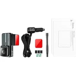 Відеореєстратор Hoco DV11 driving recorder з дисплеєм 3.7" 2K GPS WiFi - мініатюра 2