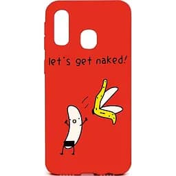 Чехол-накладка Toto Cartoon Soft Silicone TPU Case Samsung Galaxy A40 Banana Red
