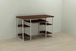 Комп'ютерний стіл Ferrum-decor Тім 75x140x70 білий ДСП Венге 32мм (FRD-106114)