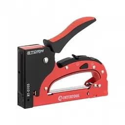 Степлер будівельний Intertool RT-0103, металевий корпус, під скоби 11.3×0.7×4-14 мм