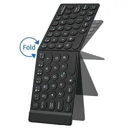 Клавіатура WIWU Fold Mini Keyboard FMK-01 Bluetooth Black - мініатюра 2
