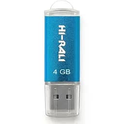 Флеш накопитель USB 4Gb Hi-Rali Rocket синий USB 2.0 (HI-4GBVCBL)