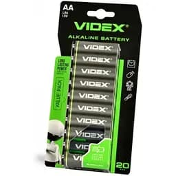 Батарейка Videx LR06 (AA) box 20 шт (20/80/800) (1897)