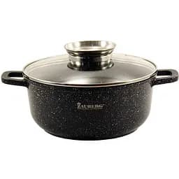 Каструля алюмінієва Zauberg з мармуровим покриттям і кришкою 1.2 л (0316 BL)