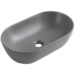 Умивальник накладний Mixxus Premium Ellipse-0109 500x300x140 мм MP6653, Графит