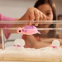 Інтерактивний ігровий набір Мама черепаха із сюрпризом Pets and Robo Alive 9560 "Mama and Baby Surprise" - мініатюра 4