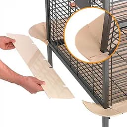 Клітка для птахів Ferplast EXPERT 100 р. 124.5 x 100 x h 156 cm - мініатюра 7