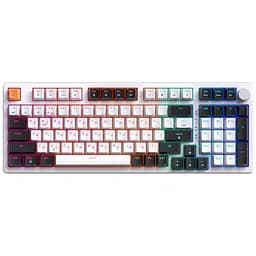 Клавіатура ігрова механічна GamePro GPMK-170 Outemu Red Swich Hot-Swap RGB White