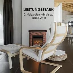 Електричний камін Klarstein Villach 1800 Вт (10032595) - мініатюра 7