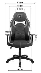 Геймерське крісло GT Racer чорне з червоним (X-2589 Black/Red) - мініатюра 11