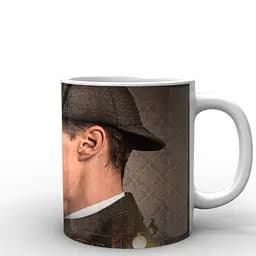 Кухоль GeekLand Шерлок Холмс Sherlock з трубкою SH.002.08 330 мл білий