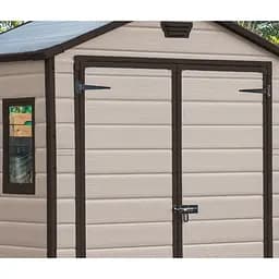 Сарай пластиковий Keter MANOR 6x5 м бежево-коричневий  - мініатюра 2