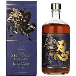 Виски Shinobu 15 yo Pure Malt Japanese Whisky 43% 0.7 л в подарочной упаковке
