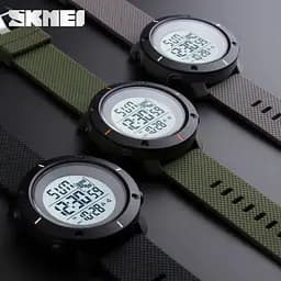 Чоловічий спортивний годинник Skmei 1213 dekker (Зелений) - мініатюра 7
