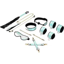 Бондажний набір Liebe Seele Bondage Set 8 шт. блакитний