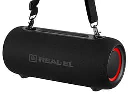 Портативна колонка REAL-EL RX725 15 W Bluetooth TWS, RGB, Black - мініатюра 2