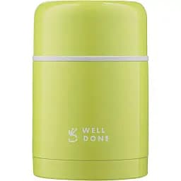Термос харчовий Well Done з мідним покриттям салатовий 600 мл (WD-7016G)