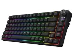 Клавіатура бездротова Hator Icefall Pro, Black, Bluetooth 5.3 / USB 2.4GHz / Type-C, механічна TFT екран, RGB підсвічування 4000 mAh (HTK450UA) - мініатюра 3