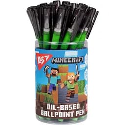 Набор шариковых ручек Yes Minecraft Heroes 0.7 мм синяя (412253)