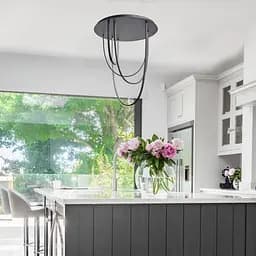 Люстра Brille лофт стельова LED 96W WW SBK (BL-846C/1) - мініатюра 6