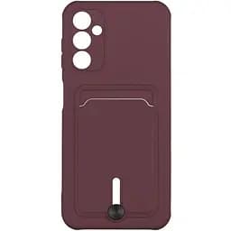 Чохол із кишенею для карт OtterBox Colorfull Pocket Card Samsung Galaxy A14 4G/5G Maroon