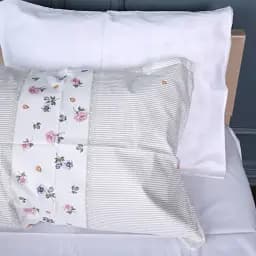 Наволочка MirSon Сатин 22-1401 Blooming Beauty 40х60 см біла з бежевим (2200010566970)