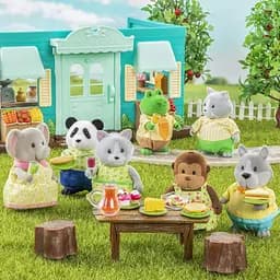 Набір фігурок Li'l Woodzeez Сім'я Панд 4од книжка EN det0018377 - мініатюра 6